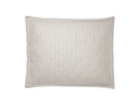Matteo Bark Quilted Pillow Sham | Matouk at Fig Linens and Home