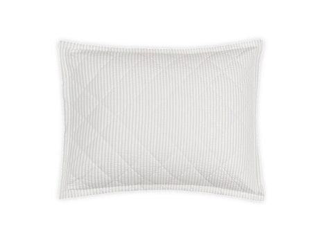 Matteo Natural Quilted Pillow Sham | Matouk at Fig Linens and Home