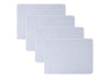 Matouk Matteo Quilted Placemats Azure at Fig Linens and Home