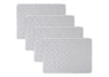 Matouk Matteo Quilted Placemats Deep Navy at Fig Linens and Home