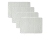 Matouk Matteo Quilted Placemats Palm at Fig Linens and Home