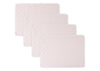 Matouk Matteo Quilted Placemats Pink at Fig Linens and Home