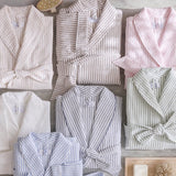 Matteo Robe by Matouk Bark Extra Small Robe at FIG LINENS AND HOME 1