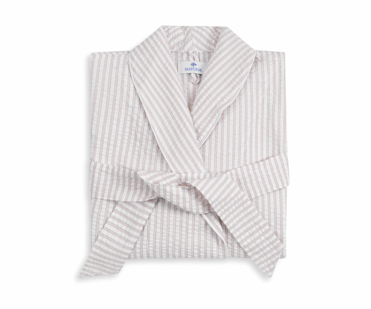 Bath Robe - Matteo Natural Robe by Matouk at Fig Linens and Home