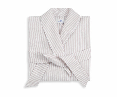 Bath Robe - Matteo Natural Robe by Matouk at Fig Linens and Home