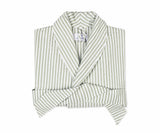 Bath Robe - Matteo Palm Green Robe by Matouk at Fig Linens and Home