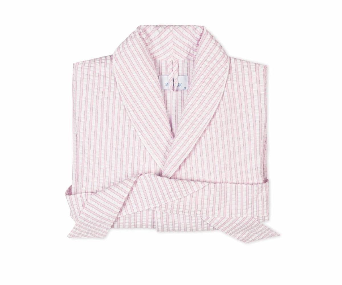 Bath Robe - Matteo Pink Robe by Matouk at Fig Linens and Home