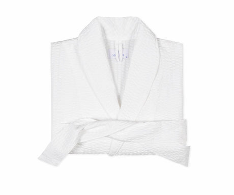Bath Robe - Matteo White Robe by Matouk at Fig Linens and Home