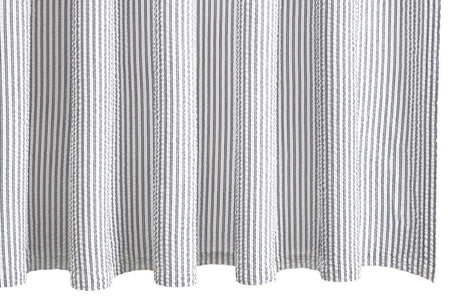 Matteo Deep Navy Shower Curtain | Matouk at Fig Linens and Home
