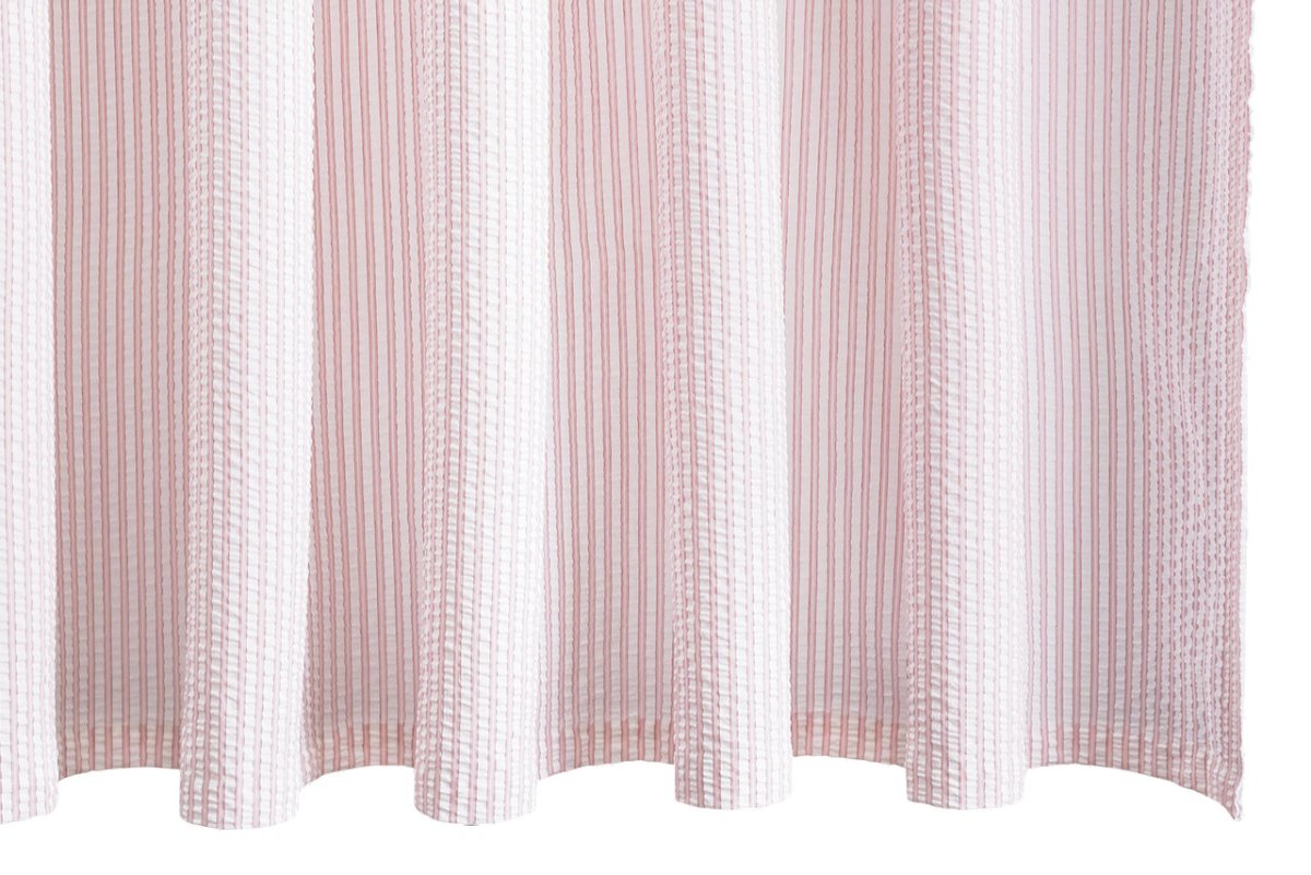 Matteo Pink Shower Curtain | Matouk at Fig Linens and Home