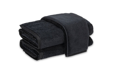 Matouk MIlagro Towels Black | Bath, Hand, Wash, Bath Sheet & Guest Towel Sizes