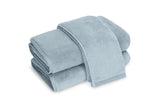 Matouk MIlagro Towels Hazy Blue | Bath, Hand, Wash, Bath Sheet & Guest Towel Sizes