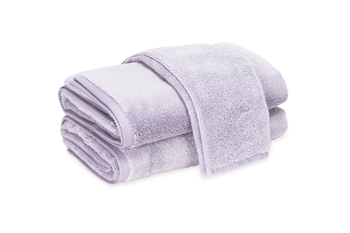 Matouk MIlagro Towels Lilac Purple | Bath, Hand, Wash, Bath Sheet & Guest Towel Sizes