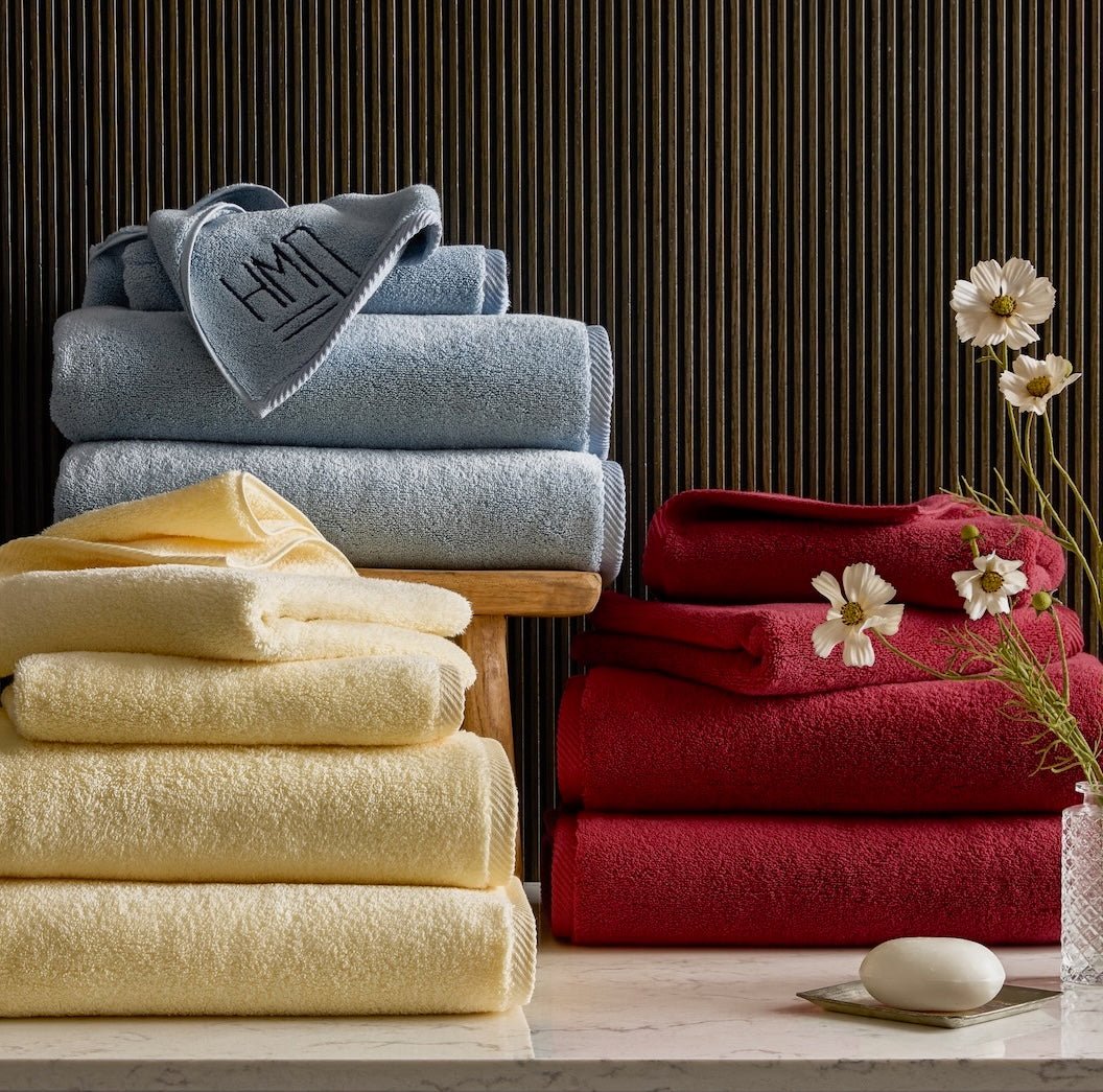 Milagro Towels by Matouk Bath Towel White at FIG LINENS AND HOME 4