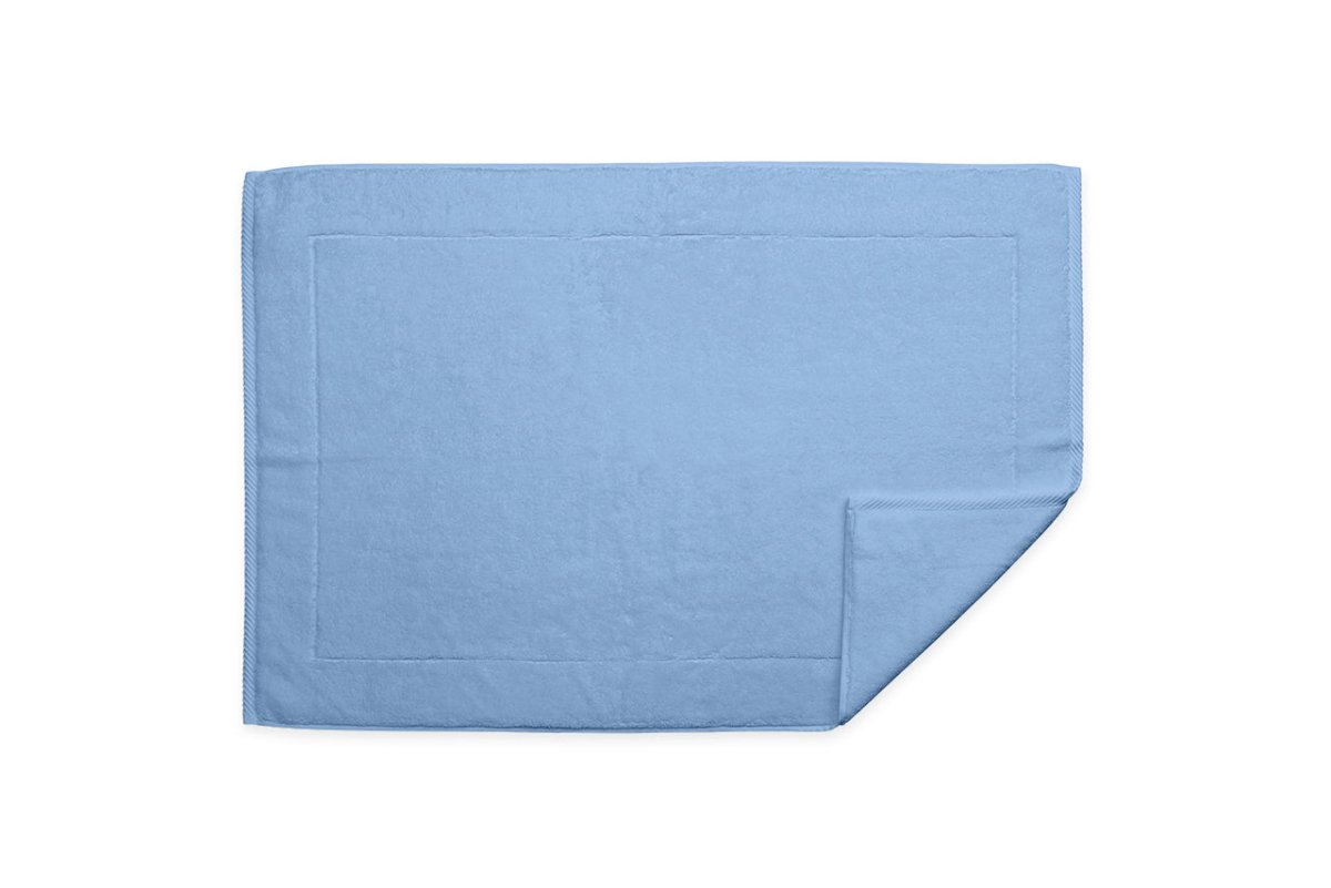 Matouk Milagro Tub Mat at Fig Linens and Home - Azure