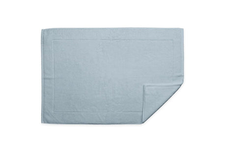 Matouk Milagro Tub Mat at Fig Linens and Home - Hazy Blue
