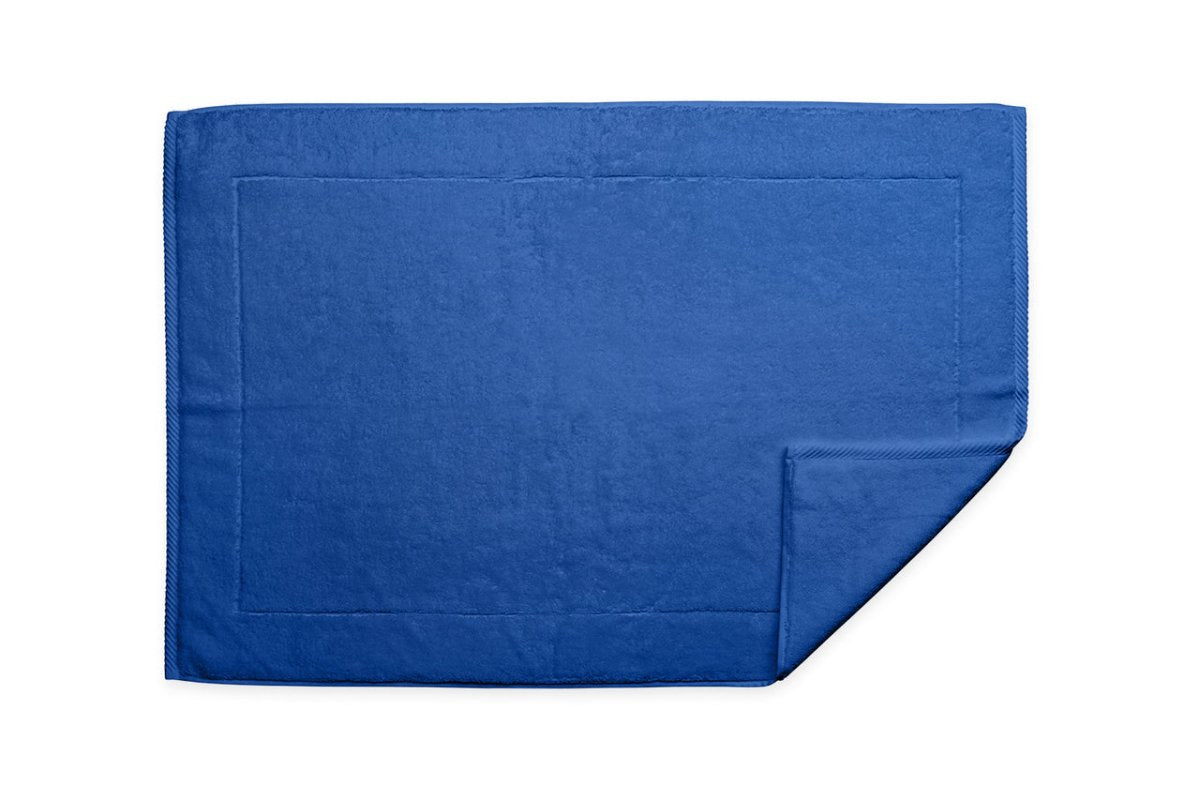 Matouk Milagro Tub Mat at Fig Linens and Home - Lapis Blue