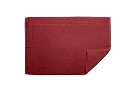 Matouk Milagro Tub Mat at Fig Linens and Home - Scarlet Red