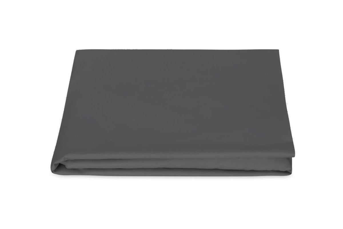 Matouk Milano Carbon Cotton Percale Fitted Bed Sheet - Fig Linens and Home