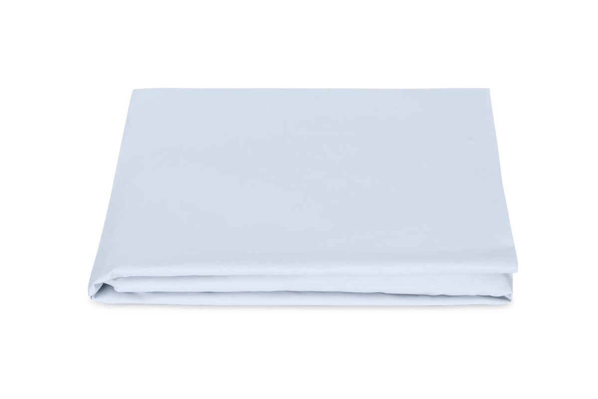 Matouk Milano Sky Cotton Percale Fitted Bed Sheet - Fig Linens and Home