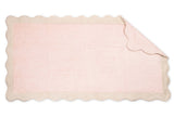 Beach Towel - Neptune Pool Towel 36 x 70 Blush and Sand by Matouk Schumacher - Full View