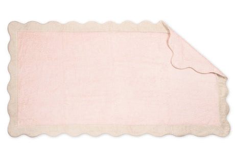 Beach Towel - Neptune Pool Towel 36 x 70 Blush and Sand by Matouk Schumacher - Full View