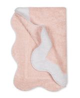 Beach Towel - Neptune Pool Towel 36 x 70 Blush and White by Matouk Schumacher - View 2