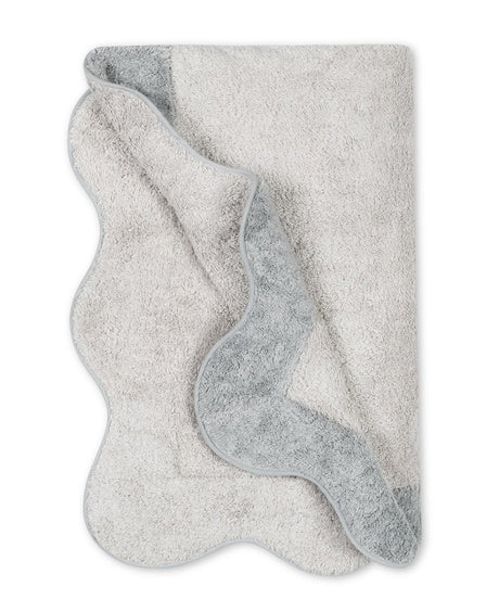 Beach Towel - Neptune Pool Towel 36 x 70 Pearl and Pool by Matouk Schumacher - View 2