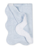 Beach Towel - Neptune Pool Towel 36 x 70 Light Blue and White by Matouk Schumacher - View 2