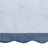 Beach Towel - Neptune Pool Towel 36 x 70 Light Blue and Sea by Matouk Schumacher - Swatch