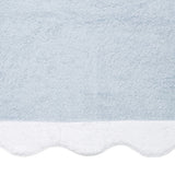 Beach Towel - Neptune Pool Towel 36 x 70 Light Blue and White by Matouk Schumacher