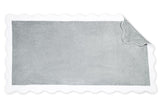 Beach Towel - Neptune Pool Towel 36 x 70 Pool and White by Matouk Schumacher - Full View