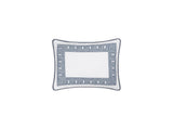 Matouk Ophelia Pique Boudoir Sham 12 x 16 - Fig Linens and Home - Indigo