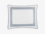 Matouk Ophelia Pique Standard Sham 21 x 27 - Fig Linens and Home - Indigo