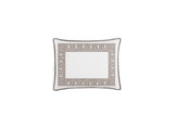 Matouk Ophelia Pique Boudoir Sham 12 x 16 - Fig Linens and Home - Mocha