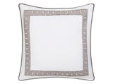 Matouk Ophelia Pique Euro Sham 27 x 27 - Fig Linens and Home - Mocha