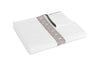 Matouk Ophelia Pique Full/Queen Coverlet 94 x 97 - Fig Linens and Home - Mocha