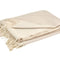 100% Cashmere Throw - Matouk Paley Bone and Parchment Blanket at Fig Linens and Home