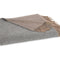 Cashmere Paley Throw 60 x 72 Flannel Grey/Natural - Matouk at Fig Linens and Home