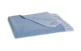 Cashmere Paley Throw 60 x 72 Hazy Blue/Sky - Matouk at Fig Linens and Home