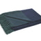 100% Cashmere Throw - Matouk Paley Jade and Navy Blanket at Fig Linens and Home