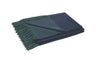 100% Cashmere Throw - Matouk Paley Jade and Navy Blanket at Fig Linens and Home