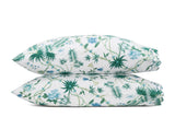 Matouk Schumacher Palmyra Standard Cases - Pair 21 x 32 Emerald at Fig Linens and Home