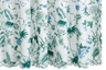 Palmyra Shower Curtain in Emerald by Matouk Schumacher at Fig Linens and Home