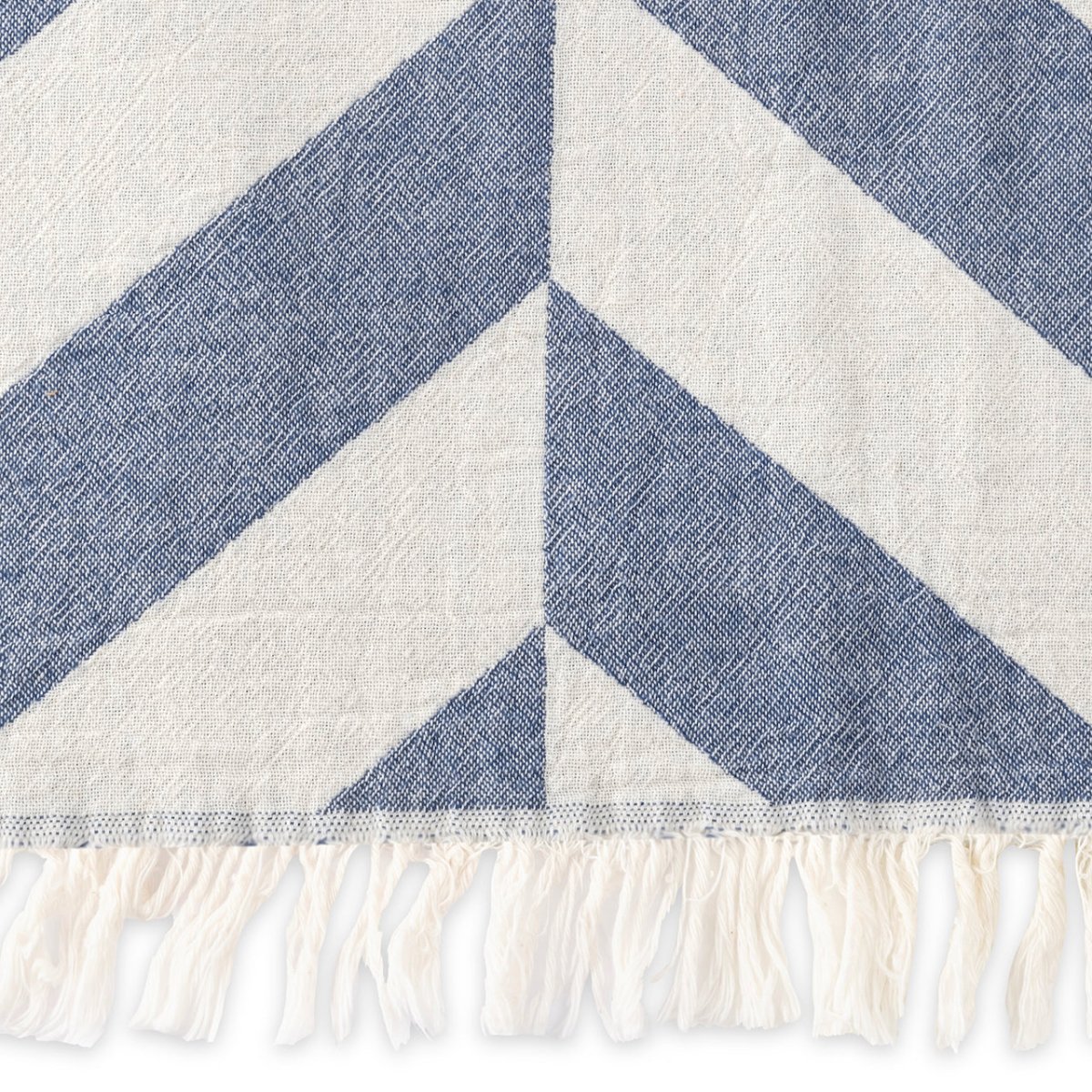 Paros Marine Fouta Beach Towel by Matouk Beach Towel 40" x 70" - FINAL SALE Marine at FIG LINENS AND HOME 3