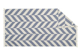 Paros Marine Fouta Beach Towel by Matouk Beach Towel 40" x 70" - FINAL SALE Marine at FIG LINENS AND HOME 2