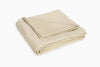 Perla Coverlet by Matouk in Almond at Fig Linens and Home