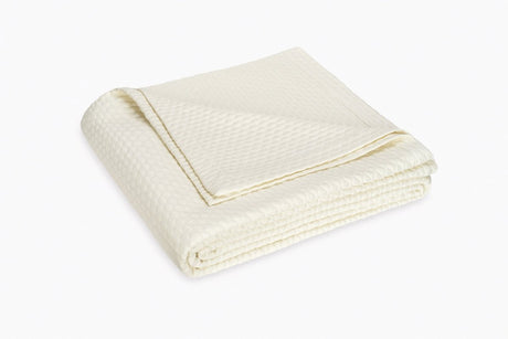 Perla Coverlet by Matouk in Ivory at Fig Linens and Home