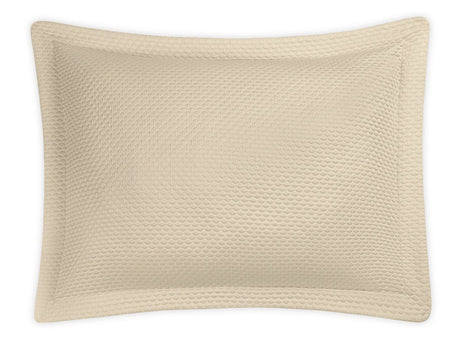 Oversized Euro Sham - Perla Sham by Matouk in Almond at Fig Linens and Home