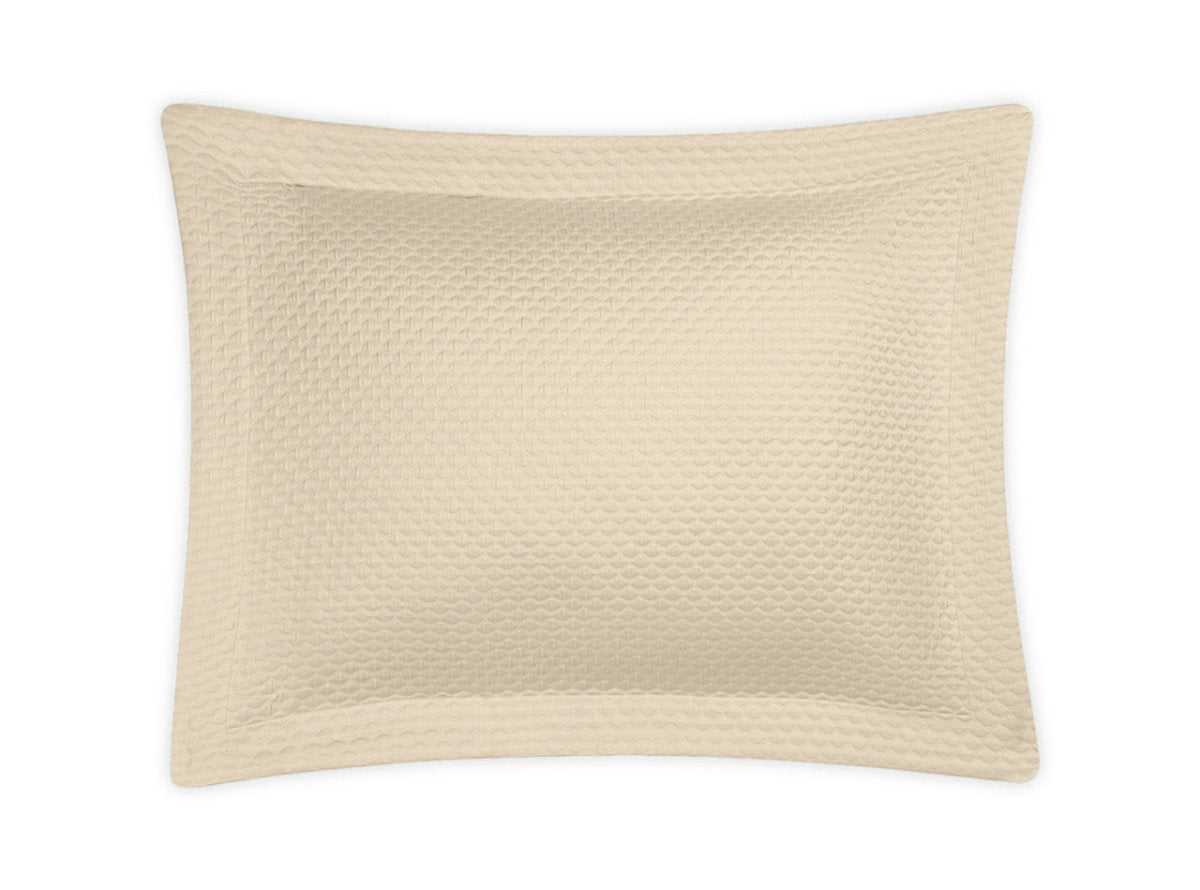 Pillow Sham - Perla Sham by Matouk in Almond at Fig Linens and Home